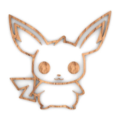 pikachu no 2 kunst pokémon nintendo anime go charizard mannschaft rakete gengar snorlax miau retro dragonite gyarados karpador spiel asche spritzen charmander komisch 3d print model - Mito3D