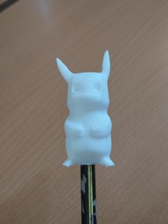 pikachu pen topper pen pencil topper pen topper pikachu pokemon gadget  3d print model - Mito3D