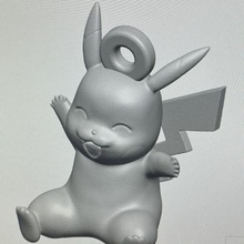 pikachu pendant 3d print model - Mito3D