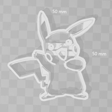 pikachu pokemon cookie-cutter home cookiecutter Schimmel Keks pokemongo nintendo gamefreak Kreatur 3d print model - Mito3D