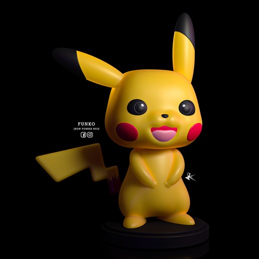 pikachu pokemon funko pop collection verschiedene Sammlung pokedex Asche gehen cartoon Kunst Tier Tiere Skulptur stl artpop print3d - Spielzeug charmander scuartul bulbasaur 3D print model - Mito3D