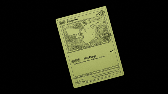 Pikachu Pokémon Karte Bildhauerei Linderung Kunst Tier Anime Asche Lugia Rahmen Malerei 3d print model - Mito3D