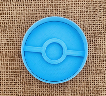 Pikachu Pokémon pokeball pokebola biscuit coupeur Coupe biscuits 3d print model - Mito3D