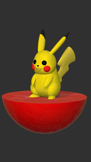 Pikachu pokemon 3d print model - Mito3D