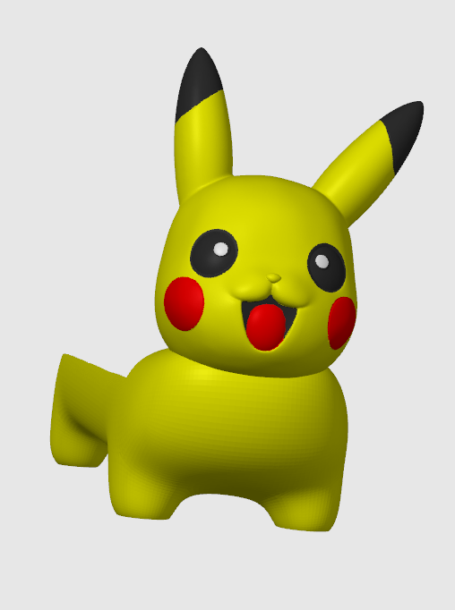 pikachu portacompleto hotdog pancho arte completare salsiccia chihuahua hot dog pokemon 3D print model - Mito3D