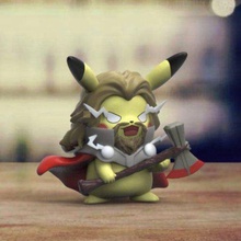 pikachu thor game movie anime figure cartoon superhero hero creature avengers marvel pokemon 3d print model - Mito3D