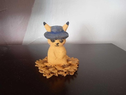 Pikachu camioneta gogh Arte girasol pokemon pintura 3d print model - Mito3D