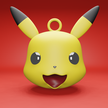 Pikachu Schlüsselanhänger 3d print model - Mito3D