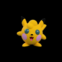 abholen Kunst Pokémon Pikachu Maskottchen Jigglypuff vermanschen 3d print model - Mito3D