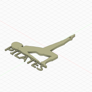 pilates llave anillo 3d print model - Mito3D