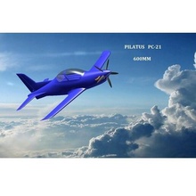 pilate pc 21 600mm rc controlo remoto controle controlada modelo casal lw pla escala luz peso 3d liquidificador avião 3d print model - Mito3D