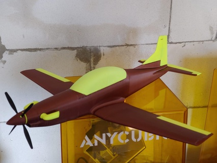 pilate pc 9 m aeronave avião brinquedo 3d print model - Mito3D