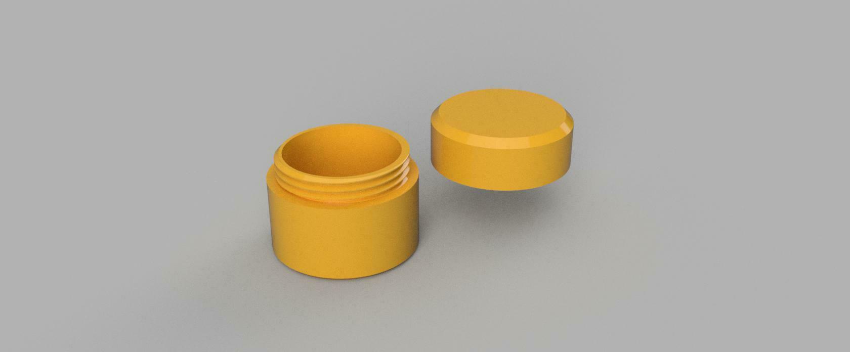 pilule boîte art récipient pilules 3D print model - Mito3D