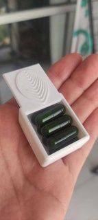 pill box - slider pillbox 3d printing 3d print model - Mito3D