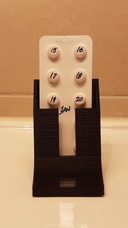 pill holder bathroom 3d print model - Mito3D