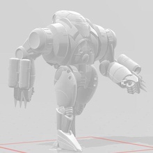 saqueador battletech 3d print model - Mito3D