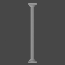 pillar architecture greek ancient 3d print model - Mito3D