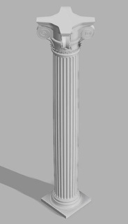 pilier piliers 3d print model - Mito3D