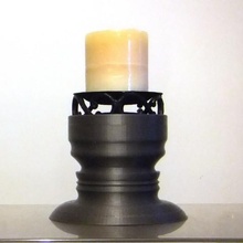 pillar candle holder home decor 3d print model - Mito3D