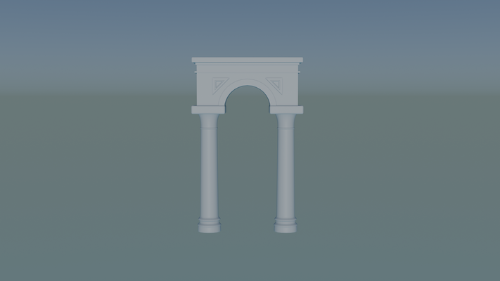 pillar columns architecture structural support design engineering construction building ancient structures classical doric ionic corinthian load-bearing decorative reinforcement masonry vertical types historical 3d print model - Mito3D