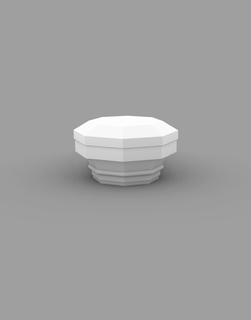 pilier chapeau 3d print model - Mito3D
