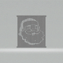 pilar imagem de santa a casa ilusão ótica natal dercercative 3d print model - Mito3D