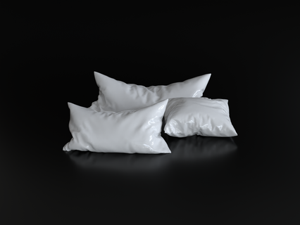 pillows collection pillow statue simulation bed night sleep 3d print model - Mito3D