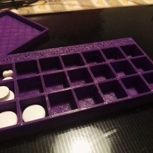 pastillas caja contenedores 3d print model - Mito3D