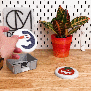 Pillen Halloween Plätzchen inspiriert Untersetzer Kekse Spaß Getränk 3d print model - Mito3D