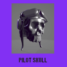 pilot skull art pilot sculpture 3dmodeling 3dsculpt skulpture cranial skull demon demon skull