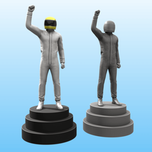 pilota trofeo art go-kart il realistici eroe racing auto sport 3d print model - Mito3D
