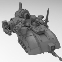 pilum hovercraft wh40k Warhammer arazi hız yapan Talonmaster 3d print model - Mito3D