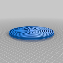 pima native american indian projeto do selo w círculo ferramenta A impressão 3d 3d print model - Mito3D