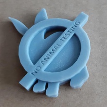 pin sem testes em animais anycubic3d jóias broche jóia coelho 3d print model - Mito3D