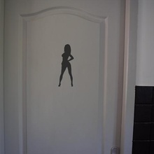 pin-up-wandschmuck Kunst home rascal Mädchen sexy Schatten 3d print model - Mito3D