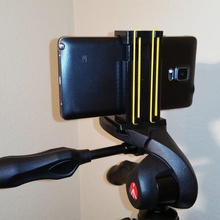 pince smartphone compatible manfrotto gadget la abrazadera de montaje trípode universal 3d print model - Mito3D
