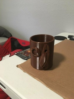 pinch hold climber mug v2 climbing coffee rock kitchen dining 3d print model - Mito3D