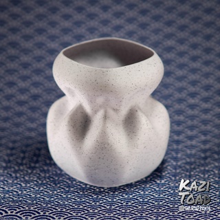 pinched pouch vase no 1 spiral mode 3d print model - Mito3D