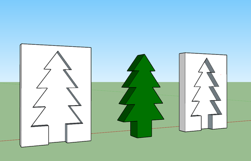 pine tree candle mold pinetreecandlemold canclemold treecandle pinecandle newyears newyear 3d print model - Mito3D