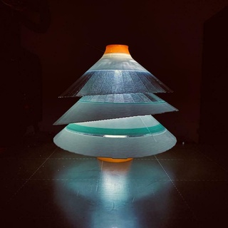 çam ağaç Lamba 3esigneth ev tasarım iç ışık ofis okuma zarif hediye Sanat 3d print model - Mito3D