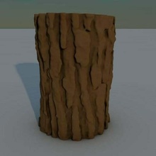 pine tree trunk scanned scans_replicas 3d print model - Mito3D
