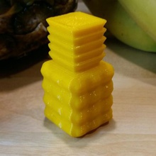 pineapple art fruit toy easy print 3d print model - Mito3D