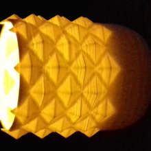 pineapple candle jar home Kerze Glas Licht deco diy Teelicht 3d print model - Mito3D