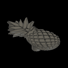 pineapple door knob home handle button furniture 3d print model - Mito3D
