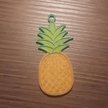 ananas trousseau de clés divers fruits tropical 3d print model - Mito3D