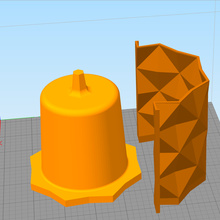 pineapple mould 10cm centre flowerpot 3d print model - Mito3D