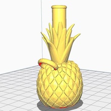 l'ananas de la buse gadget shisha fumée 3d print model - Mito3D