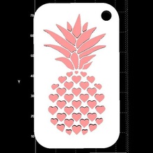 pineapple w hearts keyhanger various heart 3d print model - Mito3D