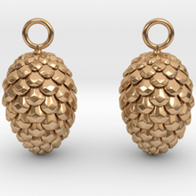 pinecone earrings jewelry pineapple jannie 3d print model - Mito3D