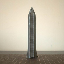 Klingeln finanziell Center Festland China Architektur Kunst Gebäude Replik Wahrzeichen Sammlung 3d print model - Mito3D
